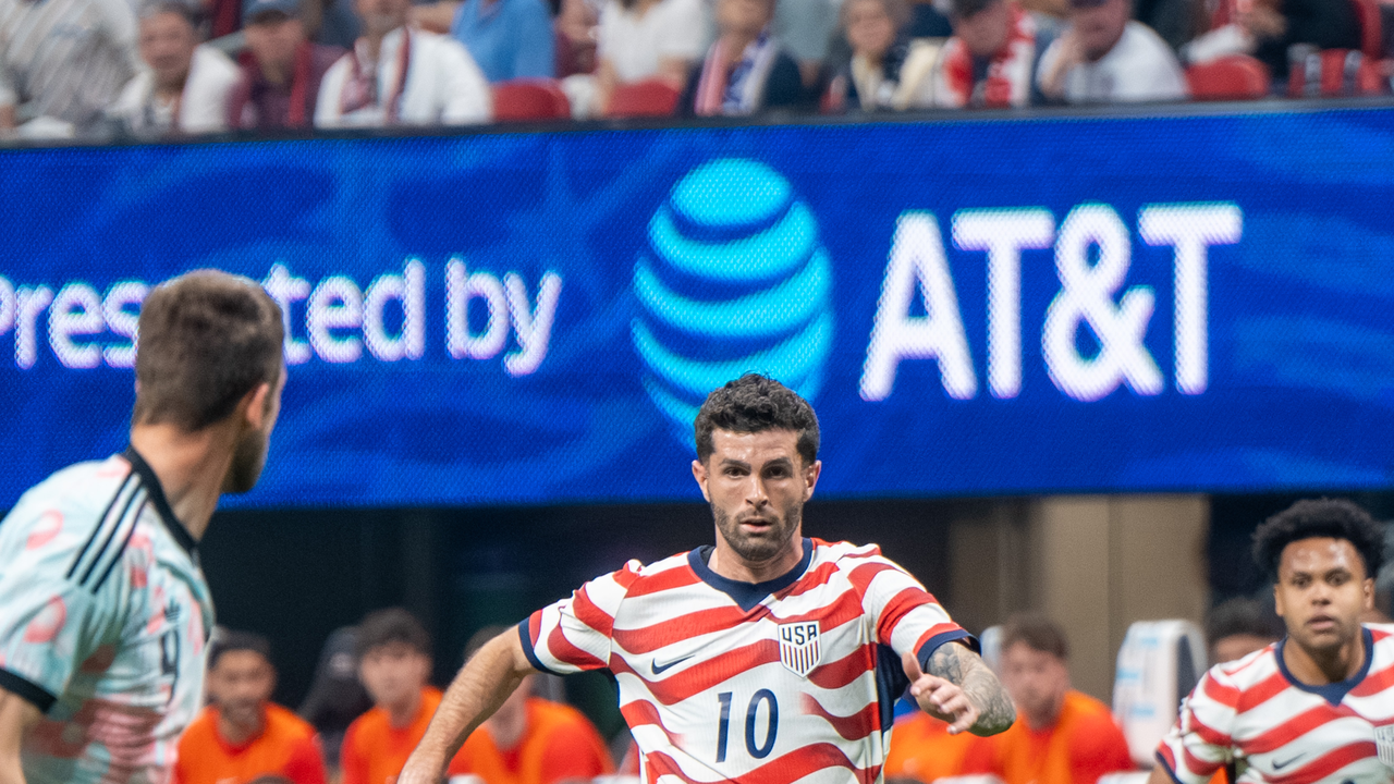 Christian Pulisic am Ball für die USA