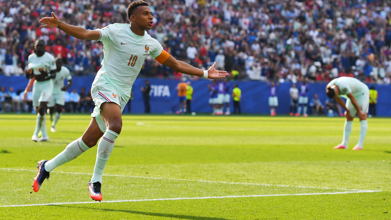 Franske spillere i VM-aktion