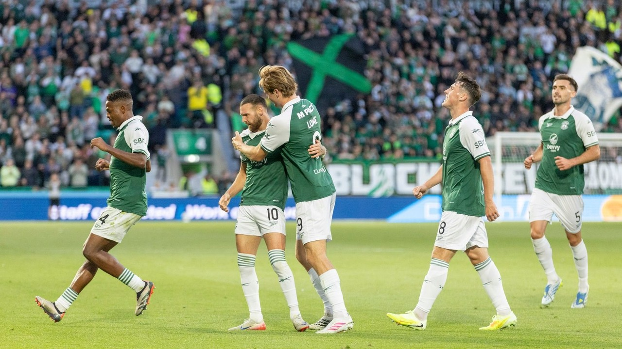 Hibernian vender to-måls underskud med 4-1 sejr over Malisheva