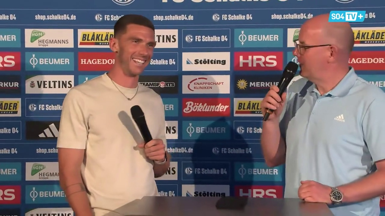 Robin Gosens taler til Schalke-fans