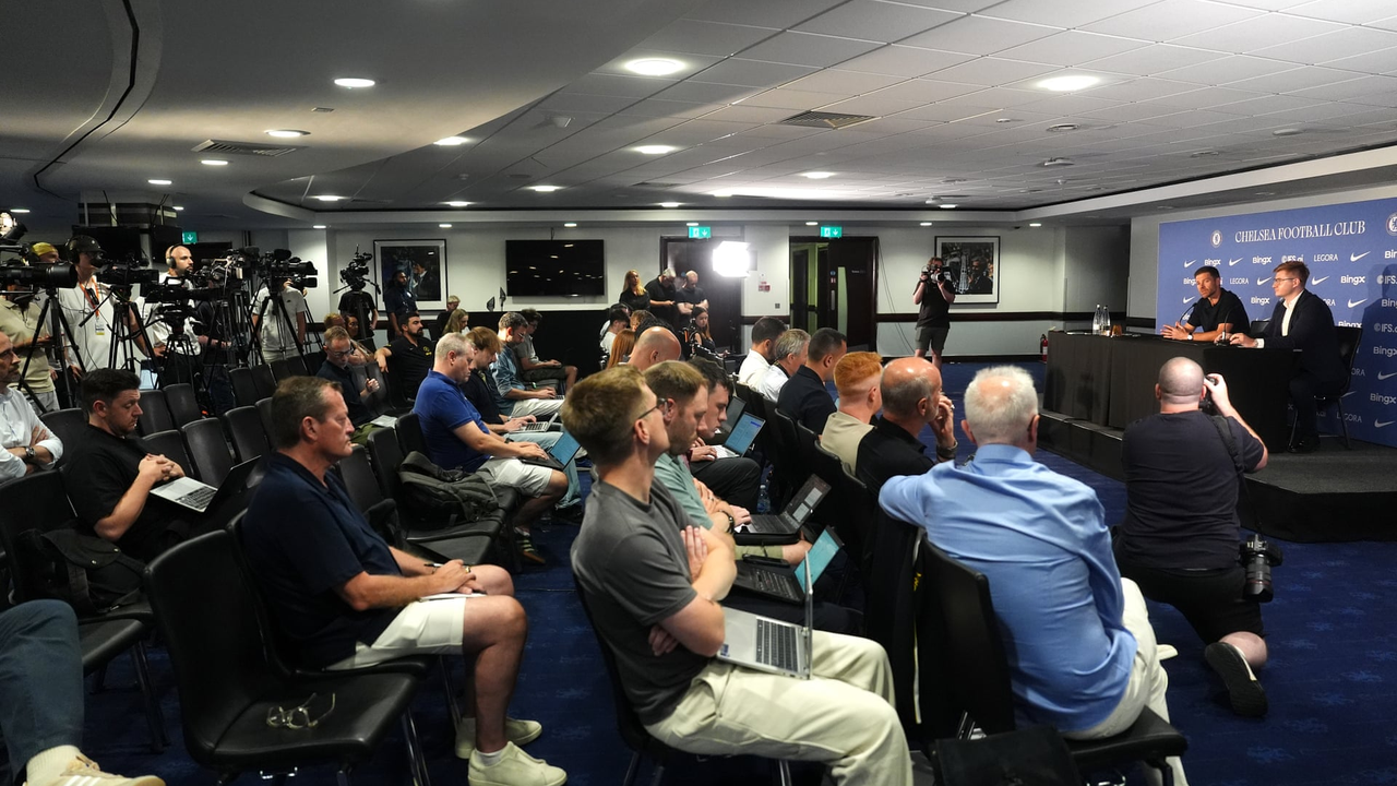 Chelsea-spillere under preseason-forberedelse