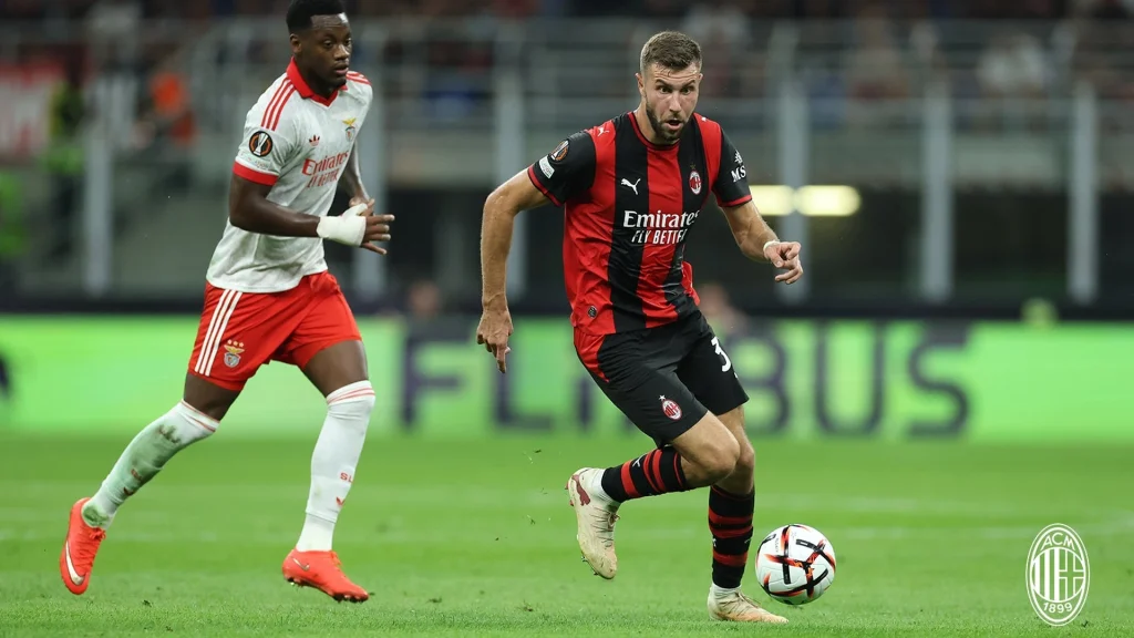 Benfica block central passes and beat Milan 2-0 in the Europa League