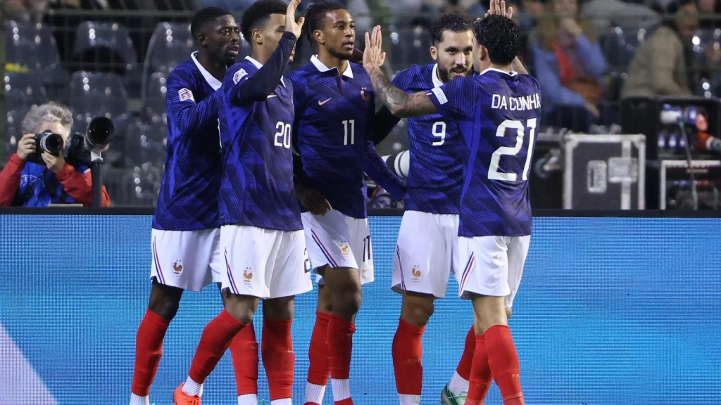 El golazo en solitario de Michael Olise en el último momento da a Francia una victoria 1-0 en la Nations League en Bélgica