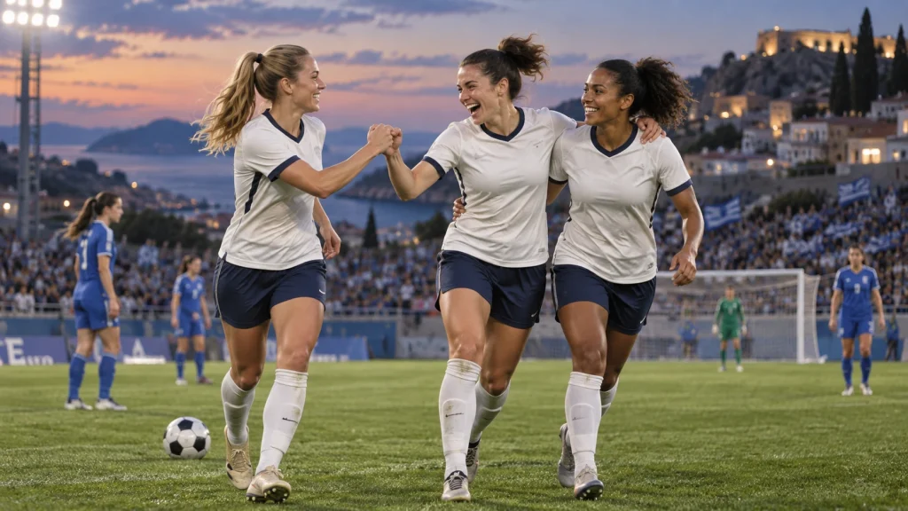 Greece 1-3 England Women: World Cup play-off win